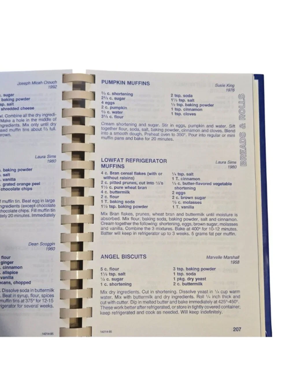 Paramount Terrace Christian Church 40th Anniversary Cookbook 1995 Amarillo Texas